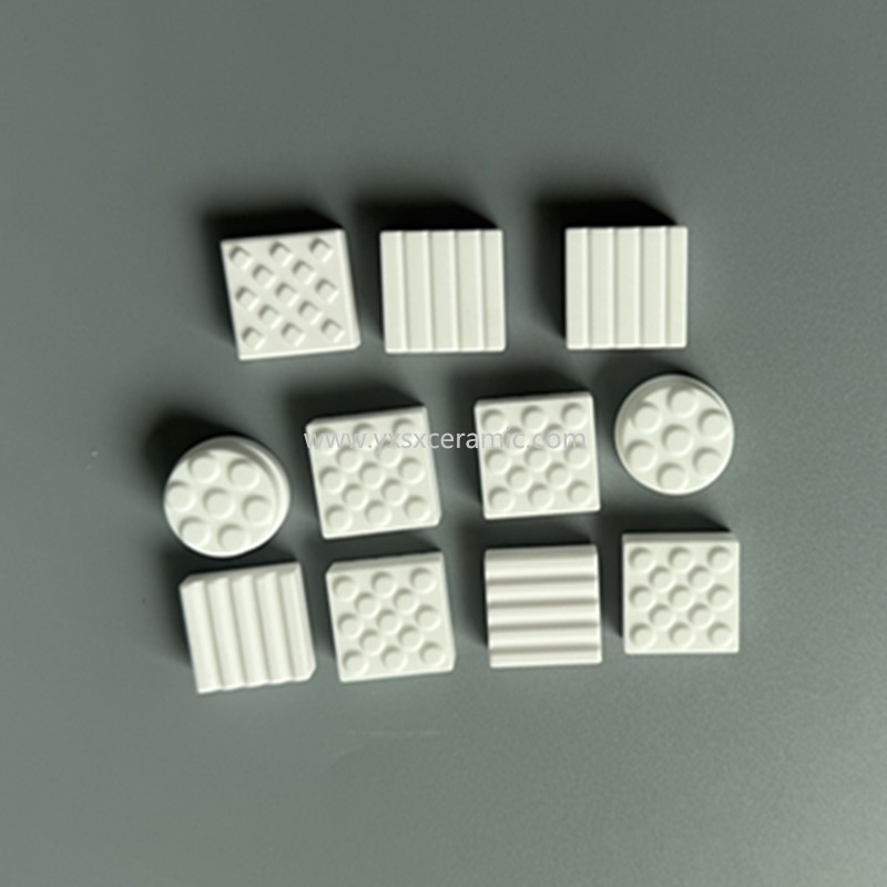 shenxing ceramic heating resistance 95% alumina ceramic wearble ceramic pulley lagging plate - Yixing Shenxing